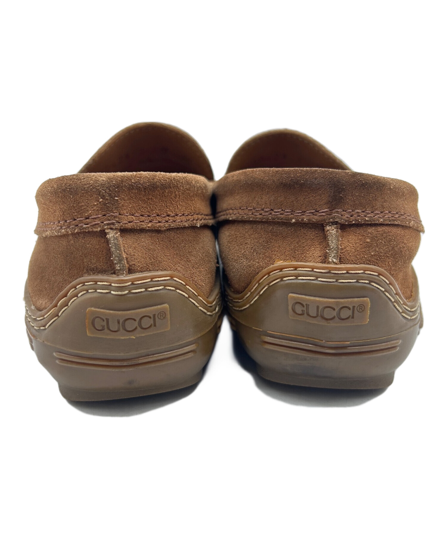 中古・古着通販】GUCCI (グッチ) ビットローファー ブラウン サイズ:M