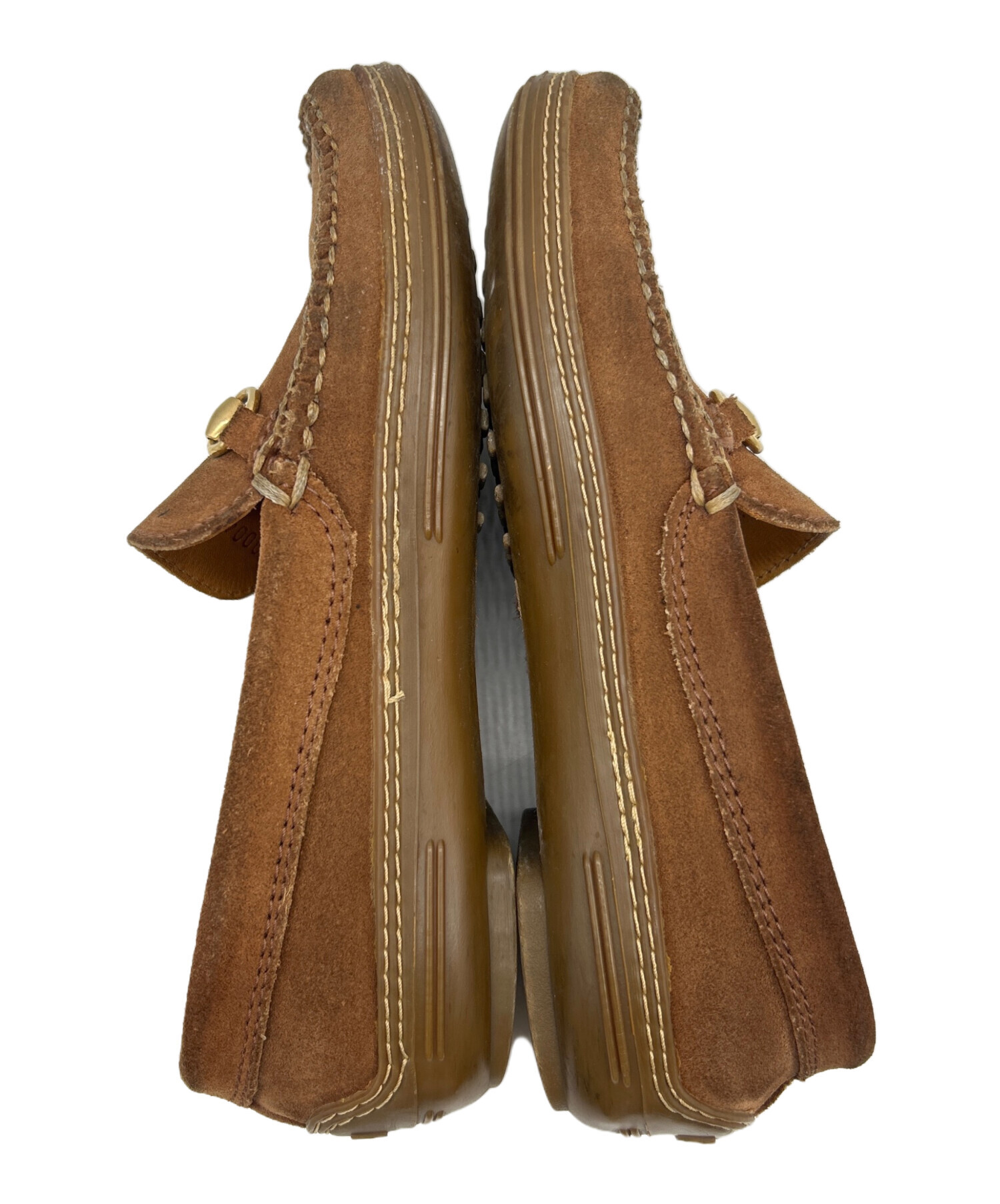 中古・古着通販】GUCCI (グッチ) ビットローファー ブラウン サイズ:M