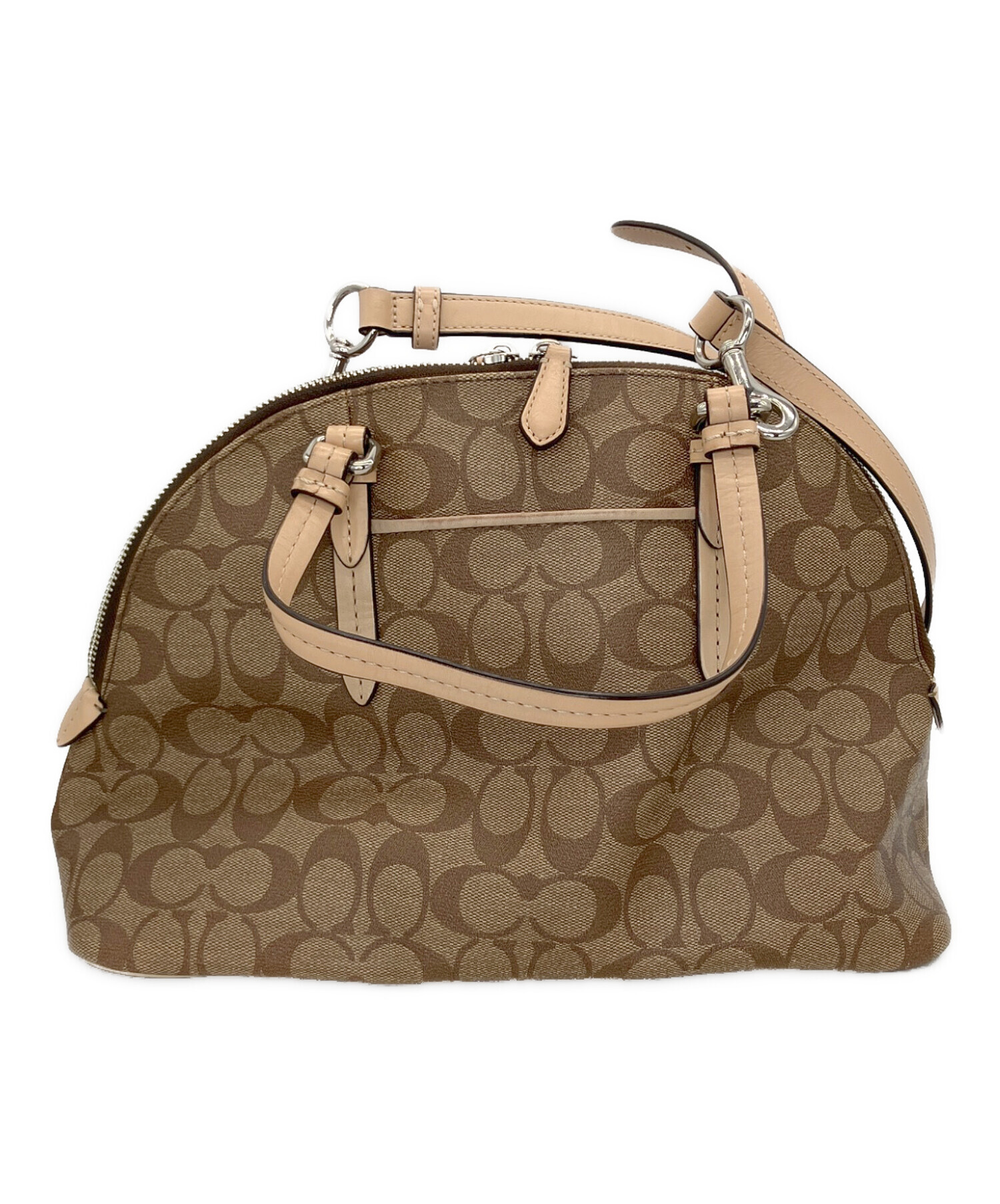 中古・古着通販】COACH (コーチ) ショルダーバッグ ベージュ｜ブランド