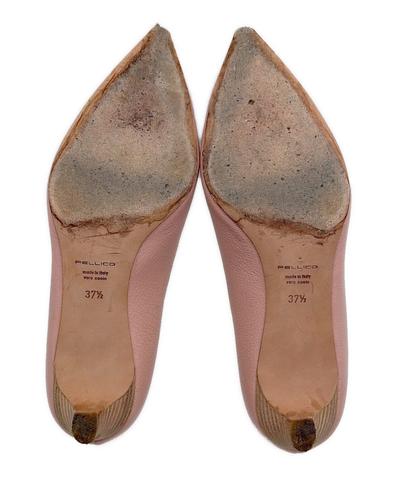 美品　PELLICO（ペリーコ）　ベルベットパンプス　ピンク 中古・古着通販】PELLICO (ペリーコ) パンプス ピンク サイズ:24