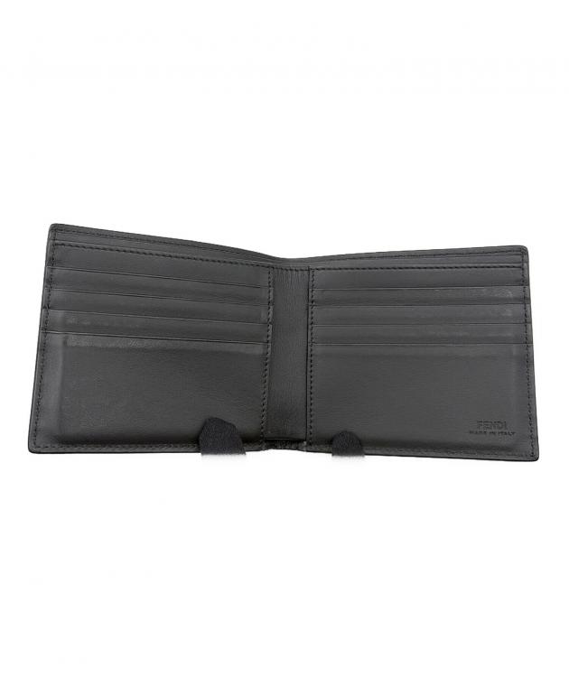 中古・古着通販】FENDI (フェンディ) 2つ折り財布 ブラック｜ブランド