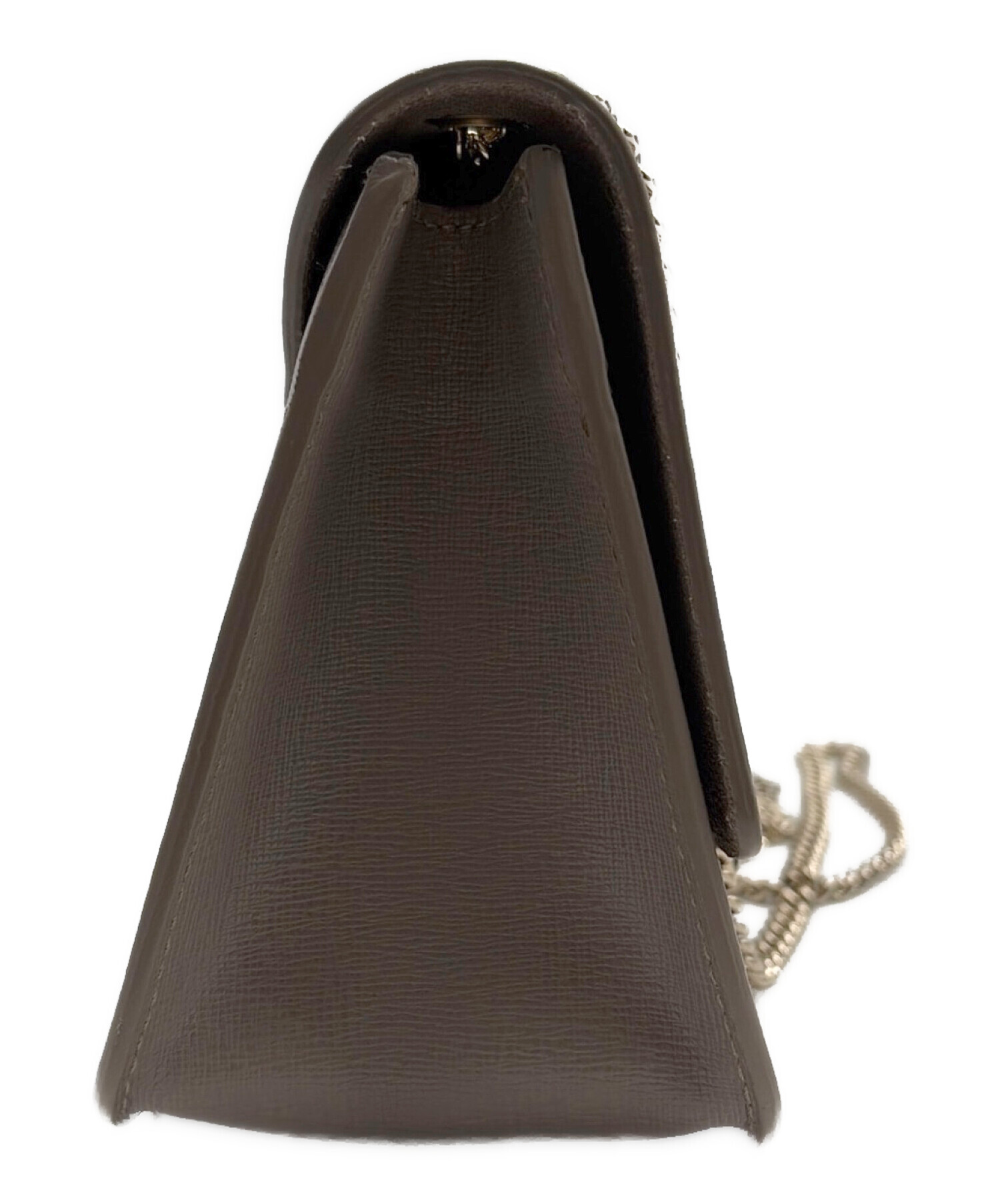 中古・古着通販】FURLA (フルラ) チェーンショルダーバッグ ベージュ