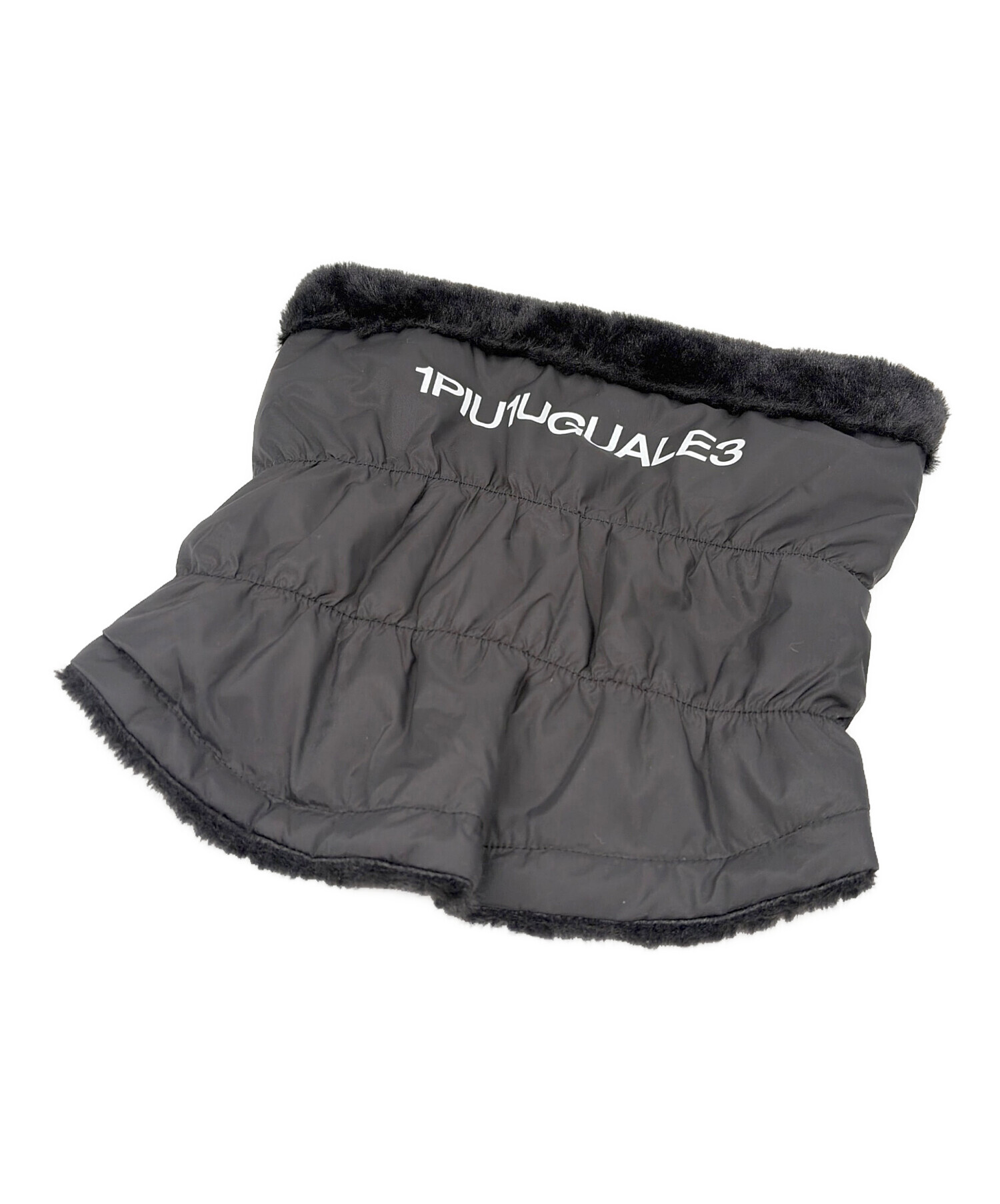 【新品未使用】1PIU1UGUALE3 ネックウォーマー 黒 中古・古着通販】1piu1uguale3 (ウノピュウノウグァーレトレ) ネック