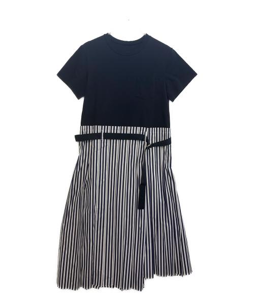 中古・古着通販】sacai (サカイ) ワンピース ネイビー サイズ:2 未使用