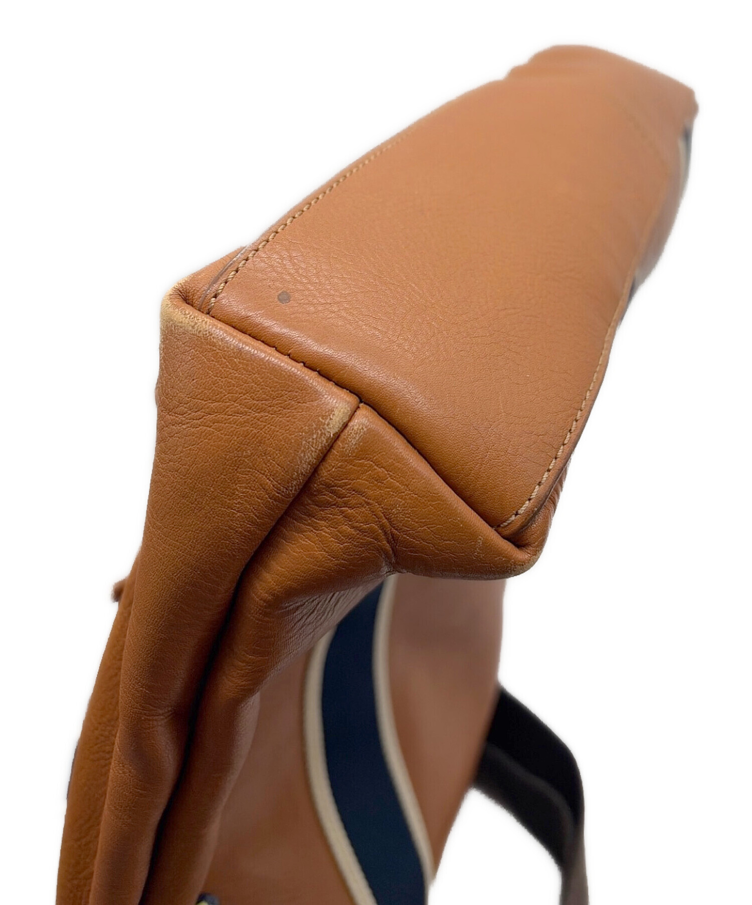 中古・古着通販】COACH (コーチ) レザー2WAYバッグ ブラウン｜ブランド