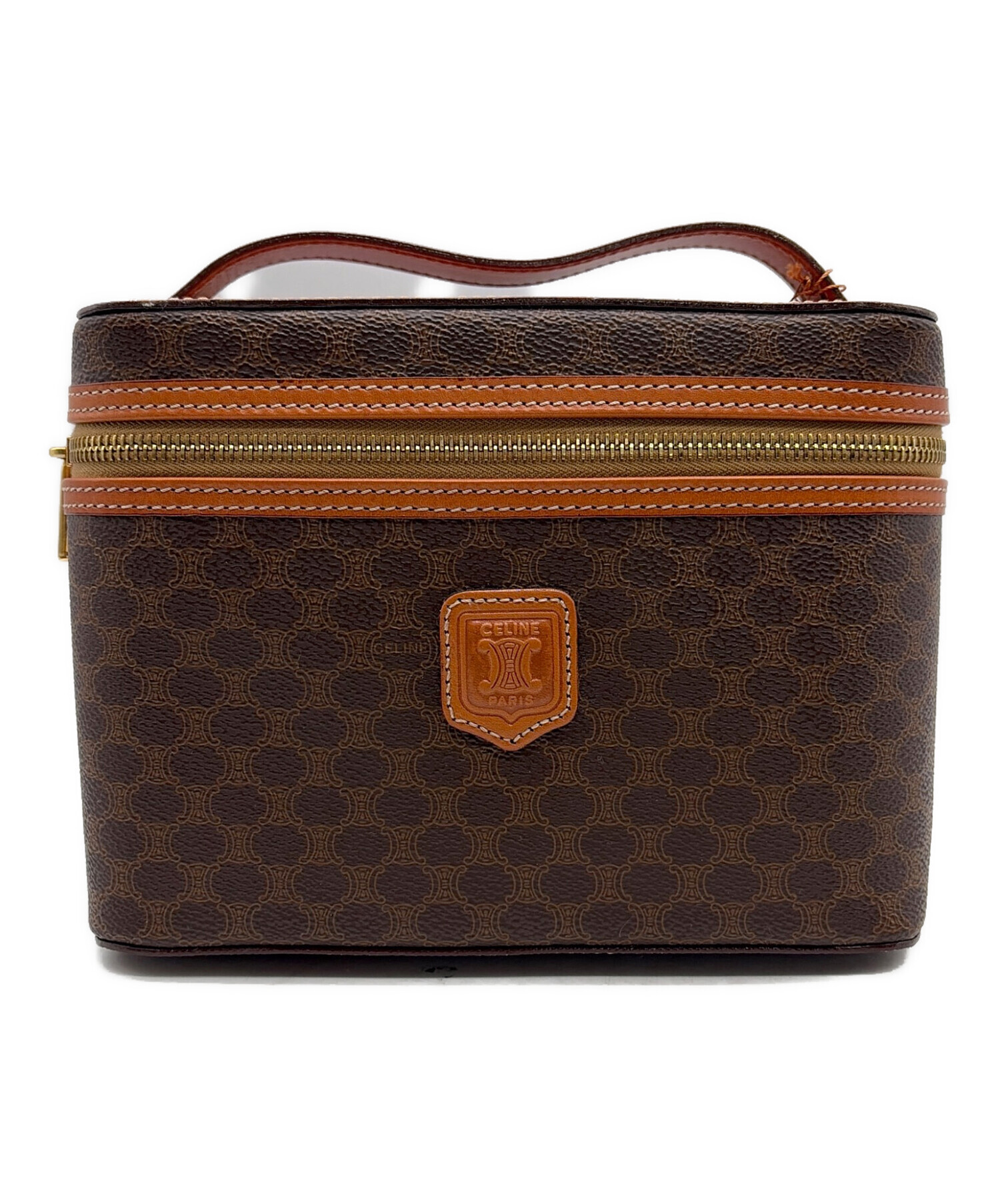 中古・古着通販】CELINE (セリーヌ) バニティバッグ ブラウン