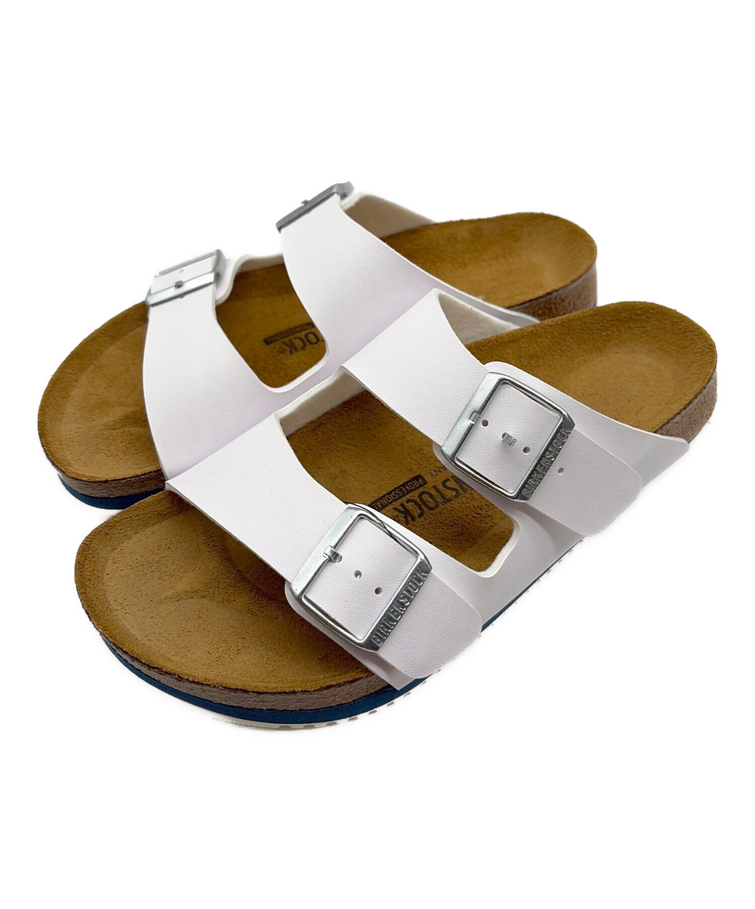 未使用　Birkenstock サンダル 中古・古着通販】BIRKENSTOCK (ビルケンシュトック) サンダル ホワイト