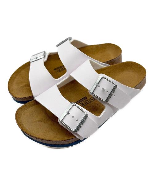 BIRKENSTOCK ビルケンシュトック サンダル 27cm 白 【古着】【中古】【送料無料】 中古・古着通販】BIRKENSTOCK (ビルケンシュトック) サンダル ホワイト