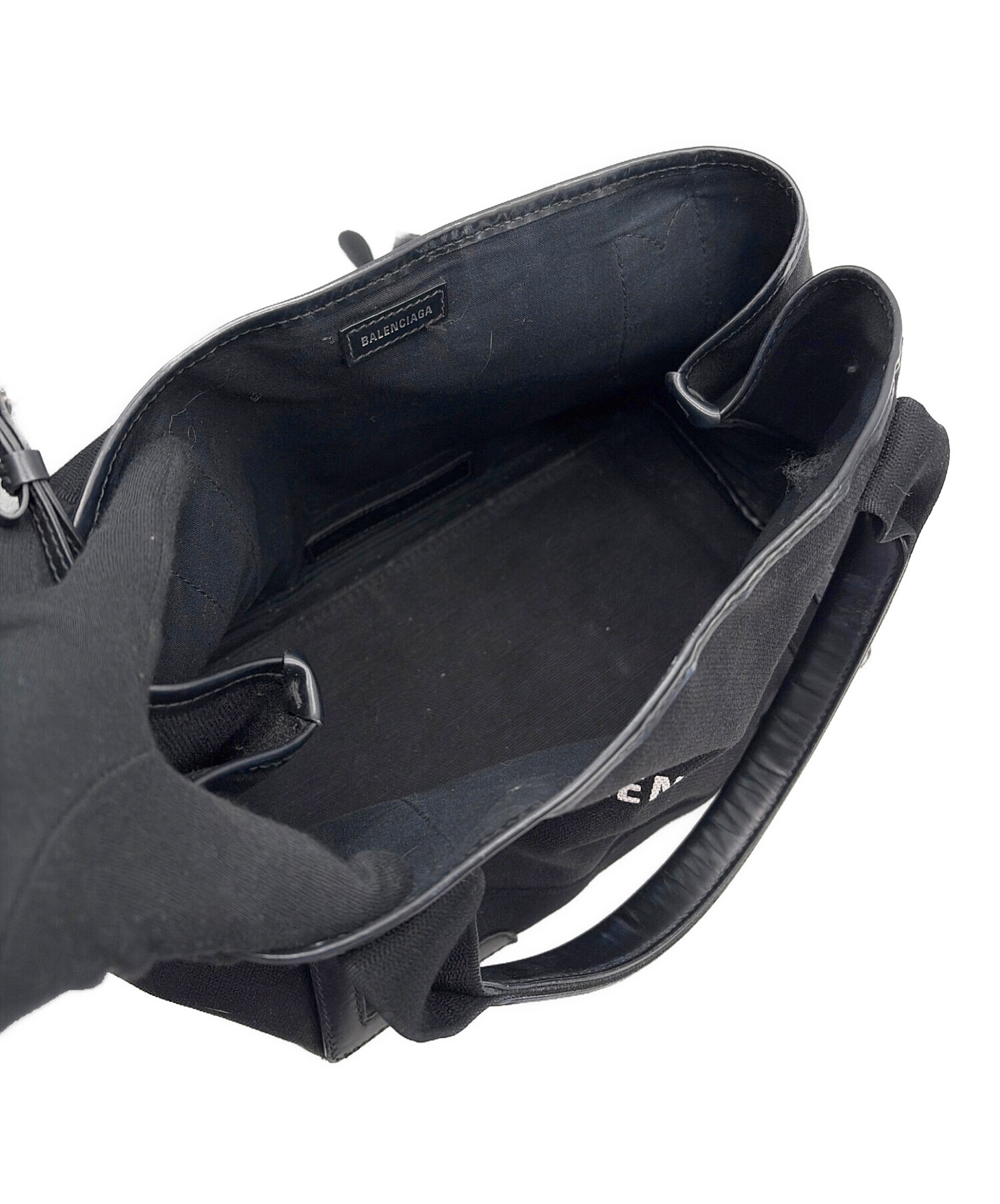 BALENCIAGA バレンシアガ ショルダーバッグ  黒 【古着】【中古】【送料無料】 中古・古着通販】BALENCIAGA (バレンシアガ) ショルダーバッグ