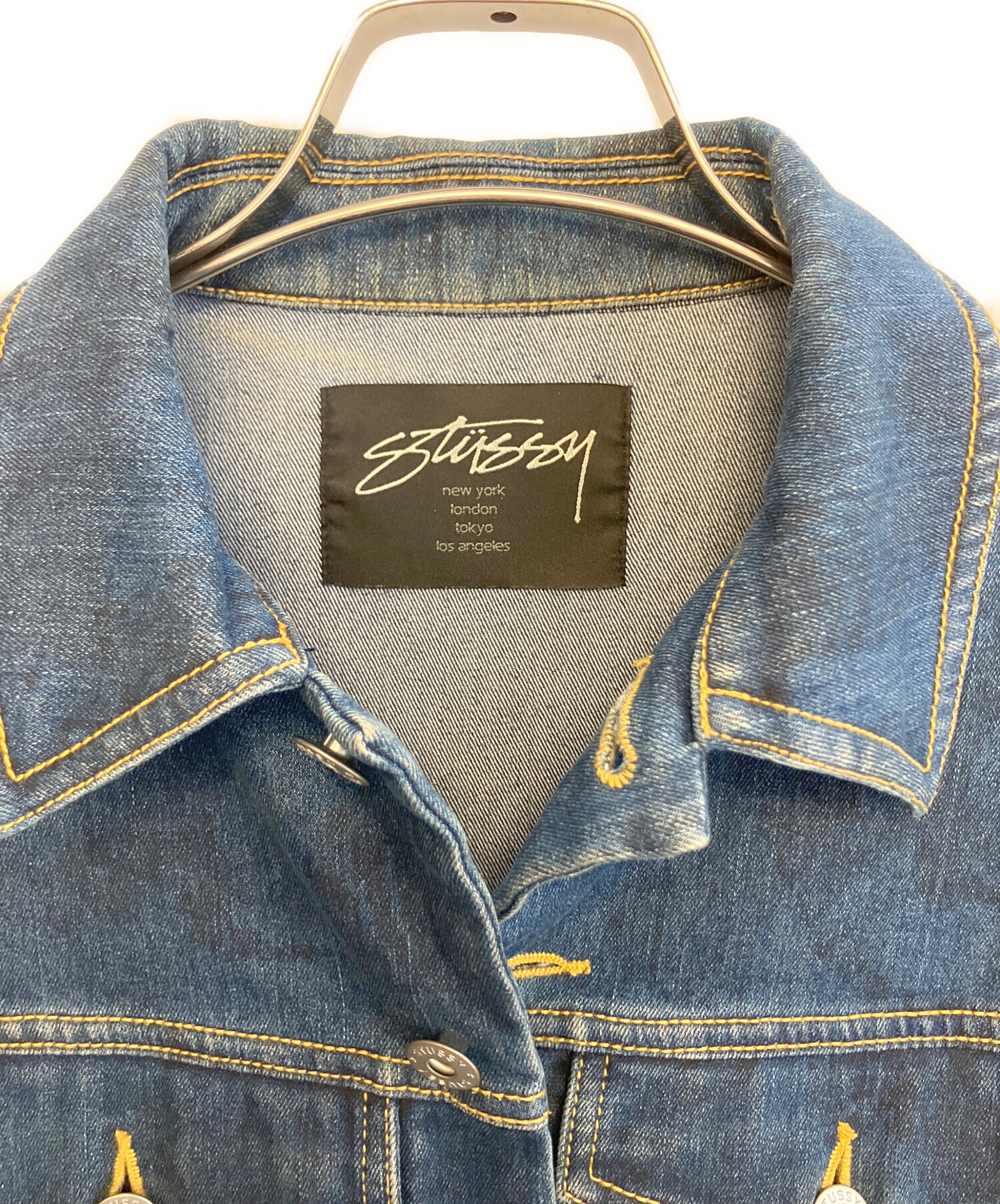 中古・古着通販】stussy (ステューシー) デニムジャケット インディゴ