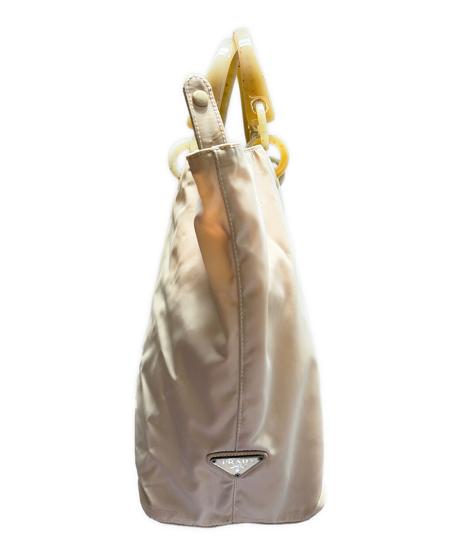 中古・古着通販】PRADA (プラダ) ナイロンバッグ ベージュ｜ブランド 