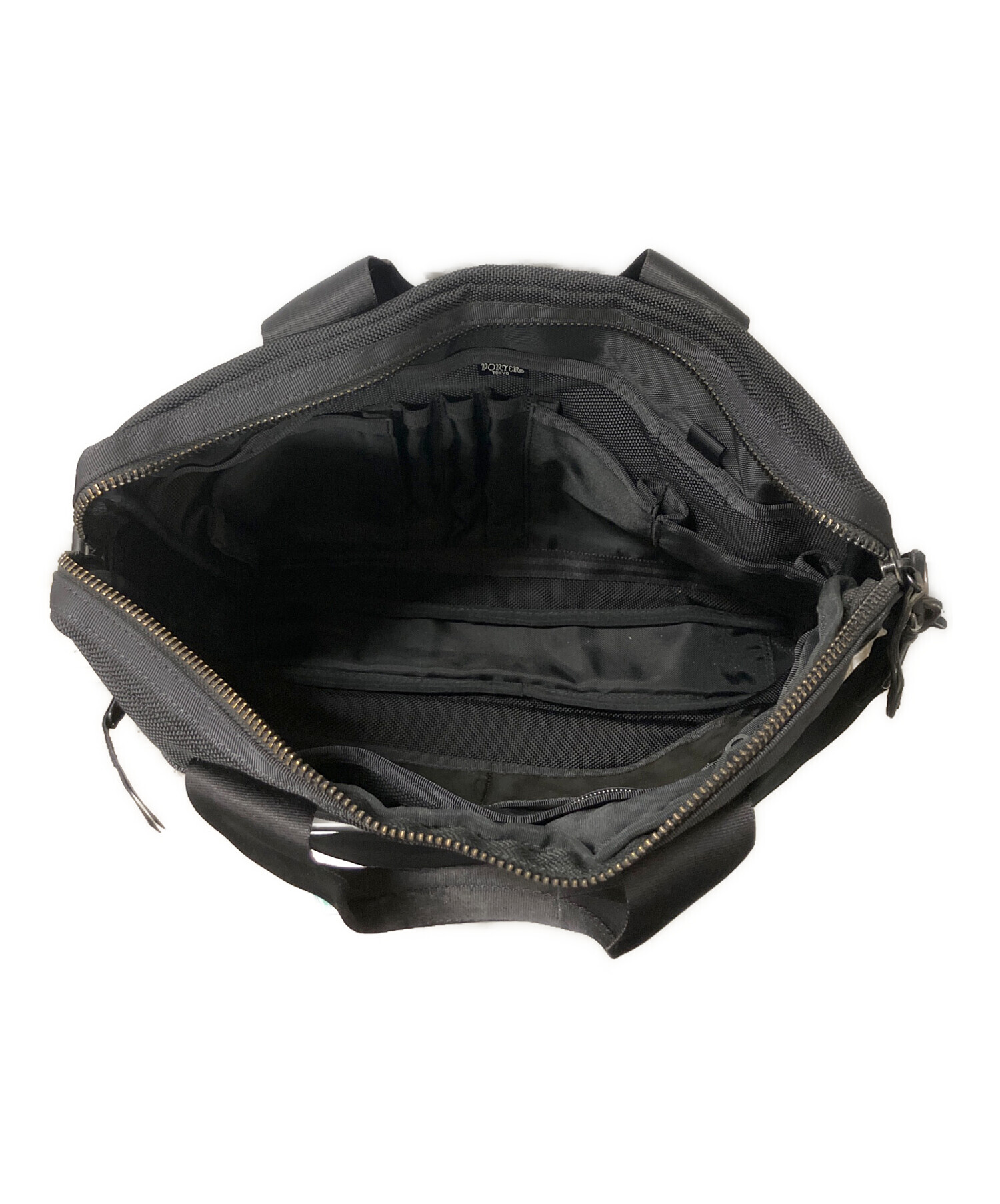 中古・古着通販】PORTER (ポーター) 2WAYブリーフケース HEAT ブラック