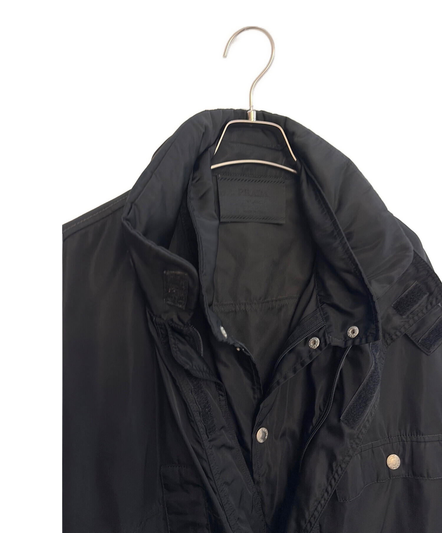 中古・古着通販】PRADA (プラダ) ライナー付ナイロンコート ブラック