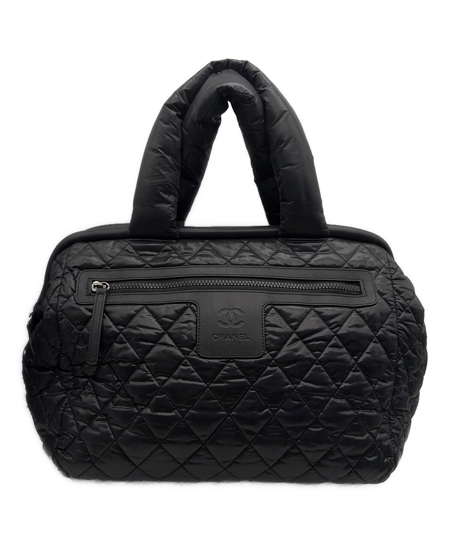 中古・古着通販】CHANEL (シャネル) ハンドバッグ ブラック｜ブランド 