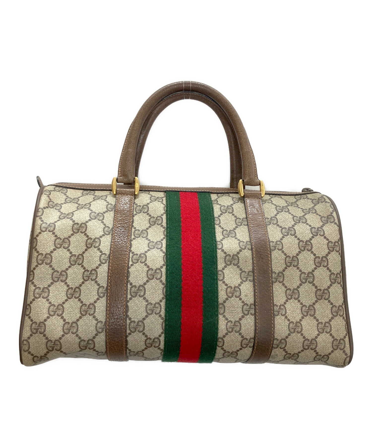 中古・古着通販】GUCCI (グッチ) ハンドバッグ ブラウン｜ブランド 