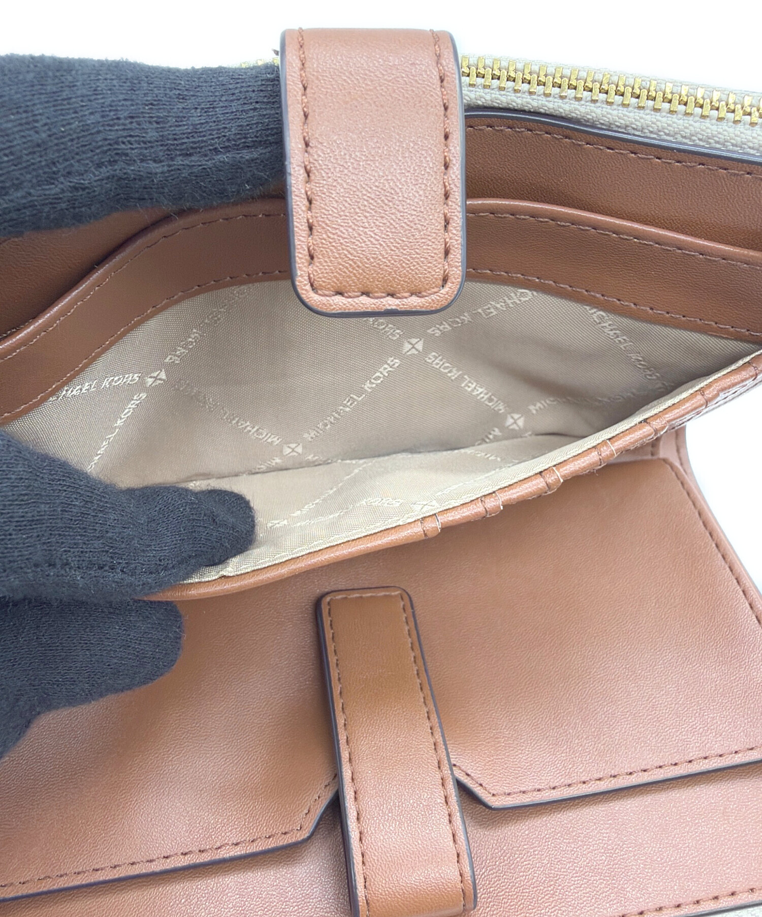 中古・古着通販】MICHAEL KORS (マイケル・コース) 2つ折り財布