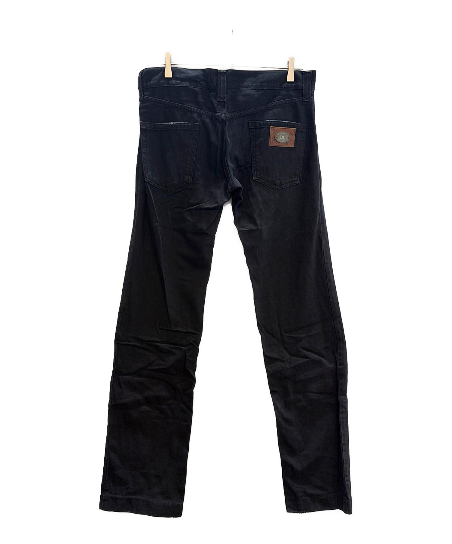 【新品 タグ付き】ドルチェ＆ガッバーナ ブラック デニム パンツ 38 中古・古着通販】DOLCE & GABBANA (ドルチェ＆ガッバーナ) パンツ