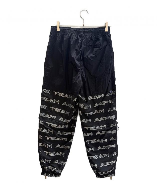 A Bathing Ape ブラック トラックパンツ M 中古・古着通販】Aape BY A BATHING APE (エーエイプ バイ ア