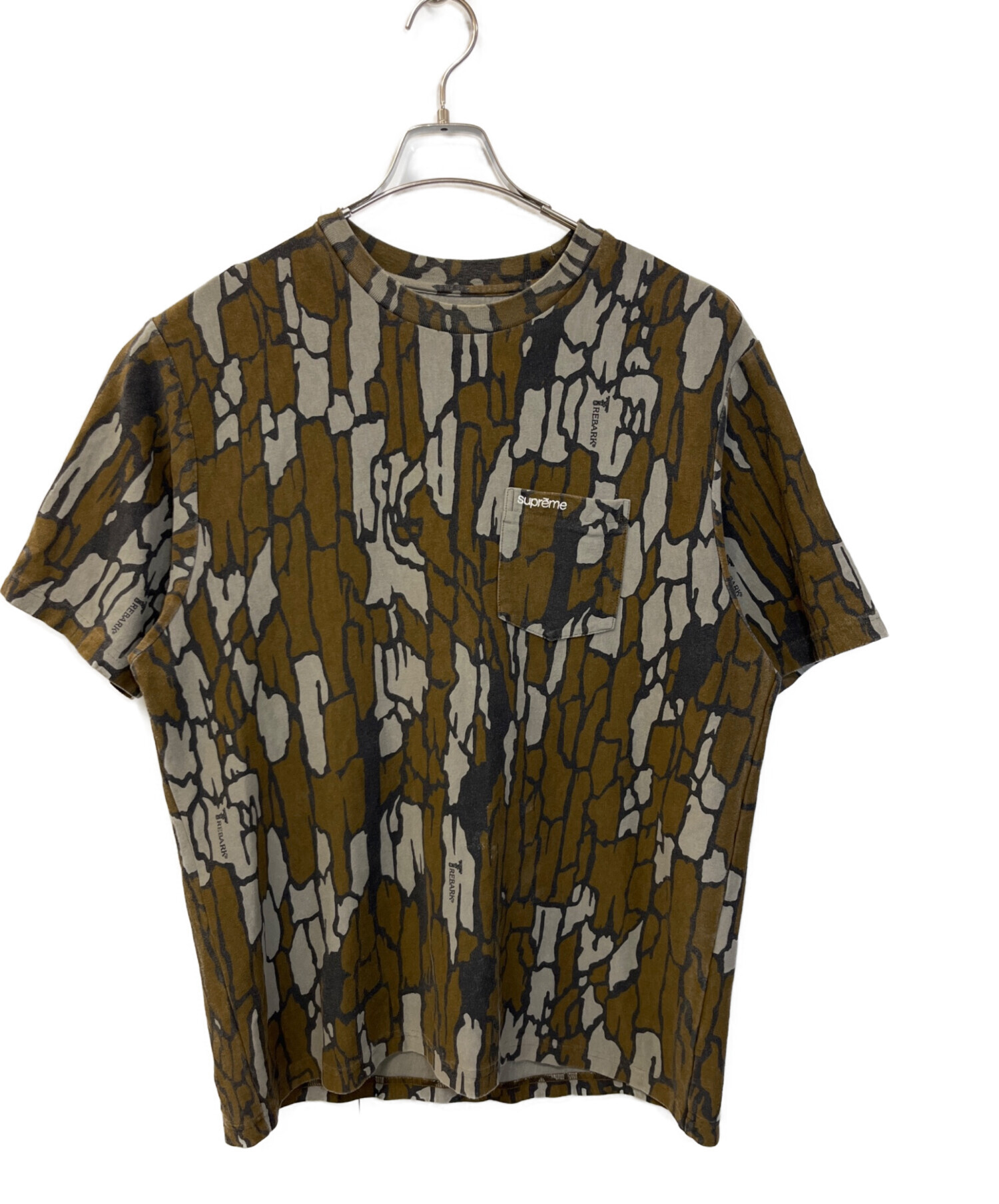 Supreme 00SS Treebark Camo サイズ：XL 中古・古着通販】Supreme (シュプリーム) Oak Trebark Camo Pocket Tee