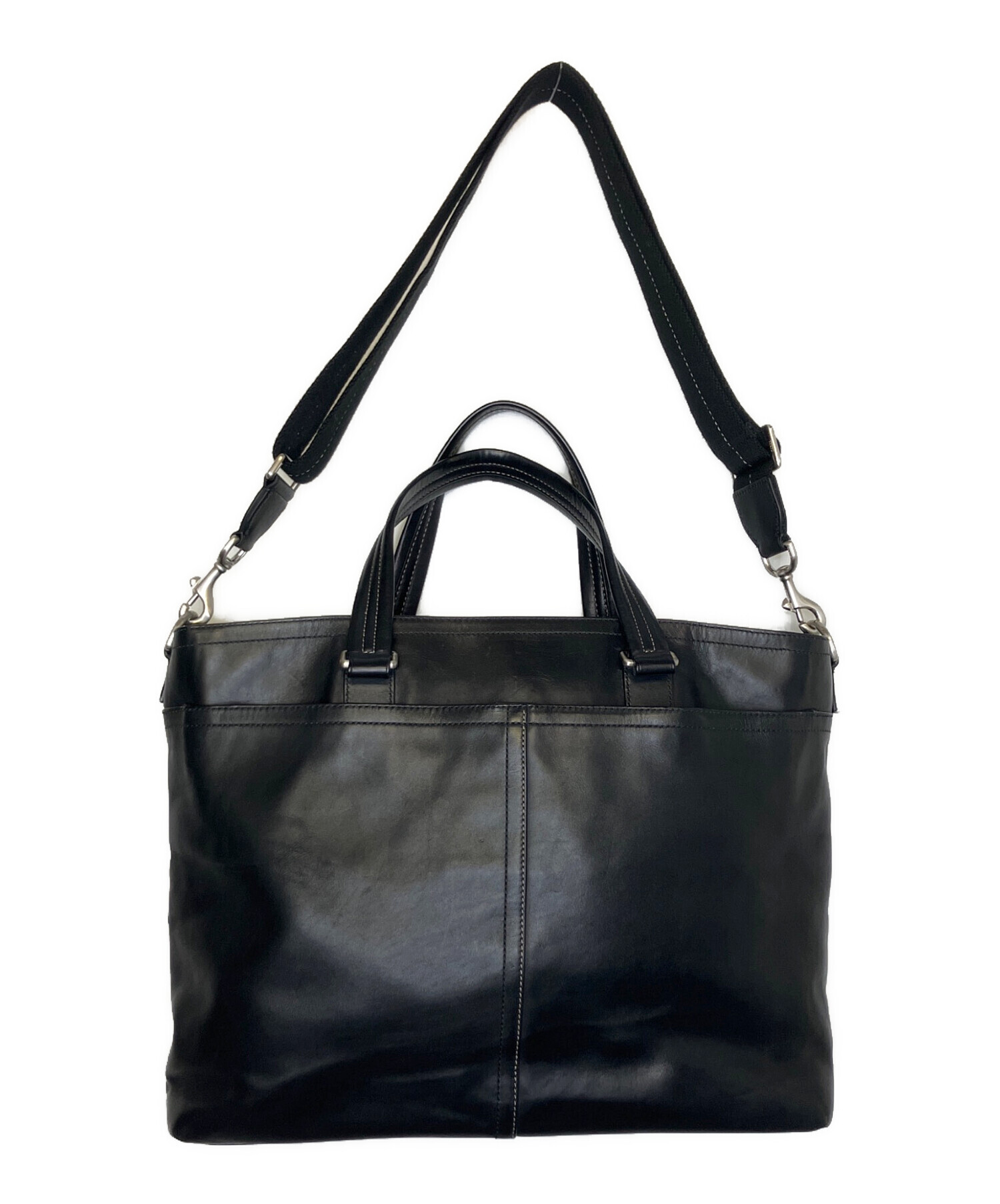 中古・古着通販】COACH (コーチ) 2WAYバッグ ブラック｜ブランド・古着 