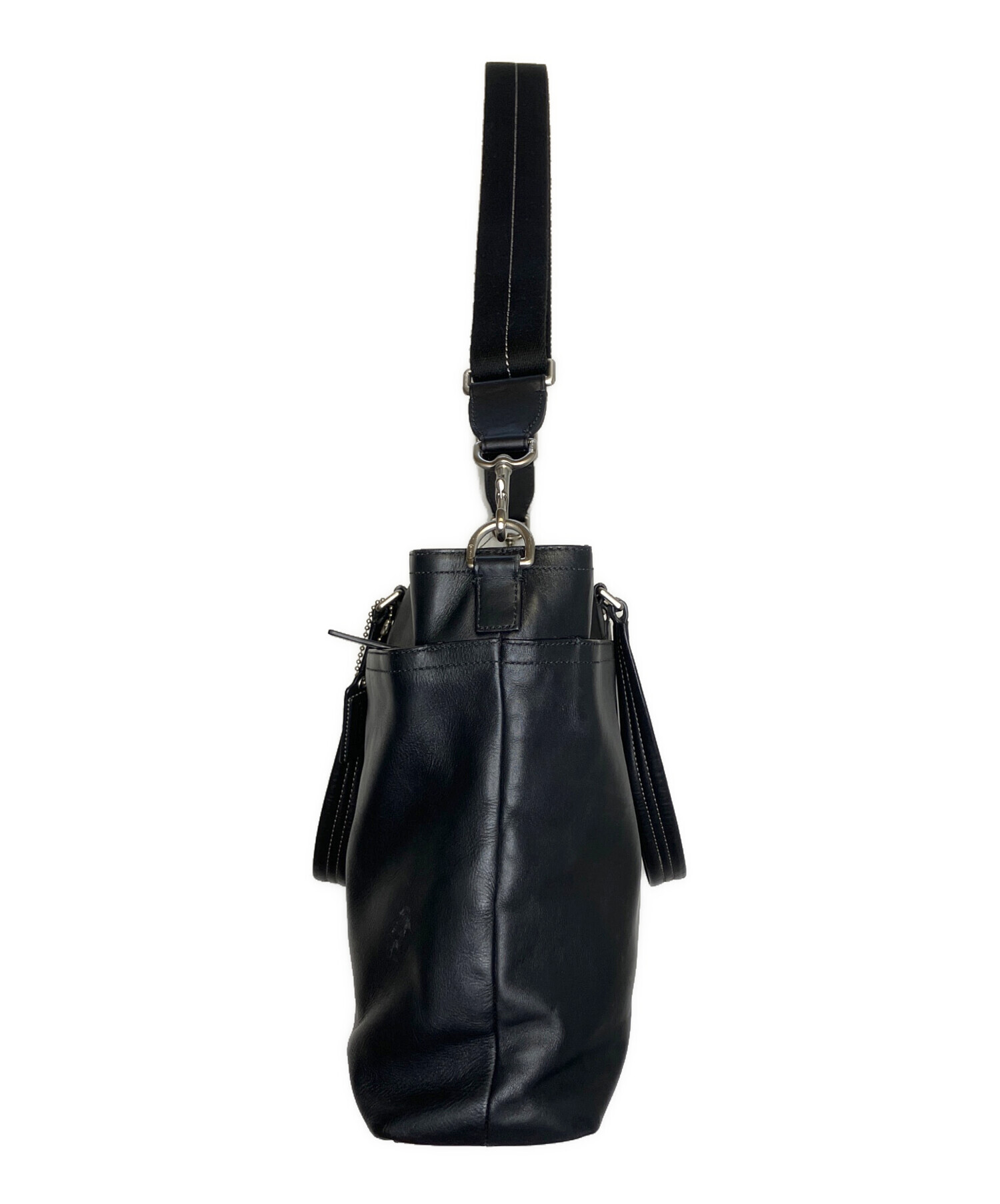中古・古着通販】COACH (コーチ) 2WAYバッグ ブラック｜ブランド・古着 