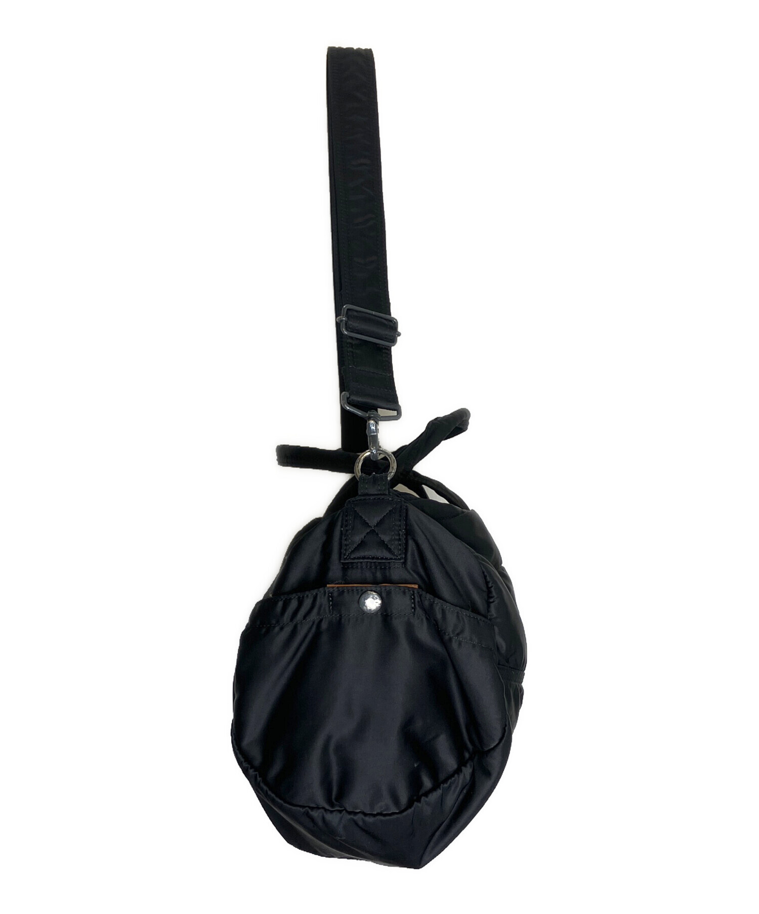 美品　ポーター　2way ショルダーバッグ　ハンド　黒　ダブルジップ　収納多数 中古・古着通販】PORTER (ポーター) 2WAYショルダーバッグ ブラック