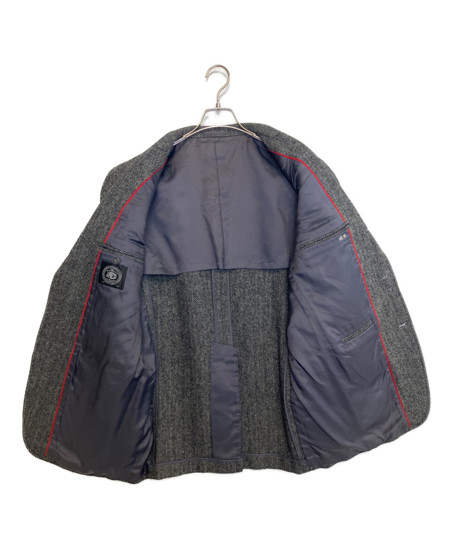 【最終値下げ】J.PRESS ドネガルツイードジャケット グレー系 中古・古着通販】J.PRESS (ジェイプレス) ツイードジャケット グレー