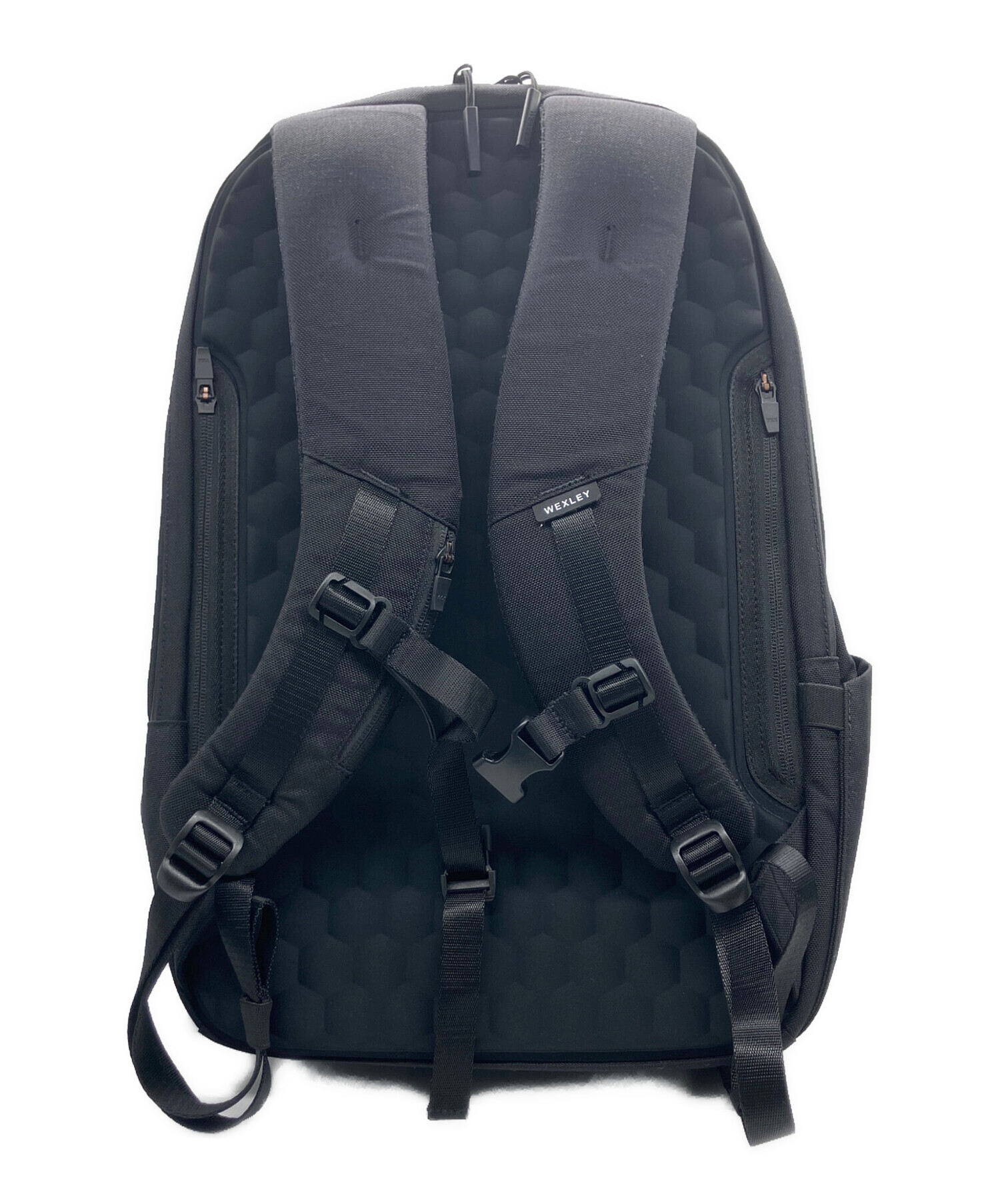 値下げ！WEXLEY ブラックバックパック　中古品 中古・古着通販】WEXLEY (ウェクスレイ) リュック ブラック｜ブランド