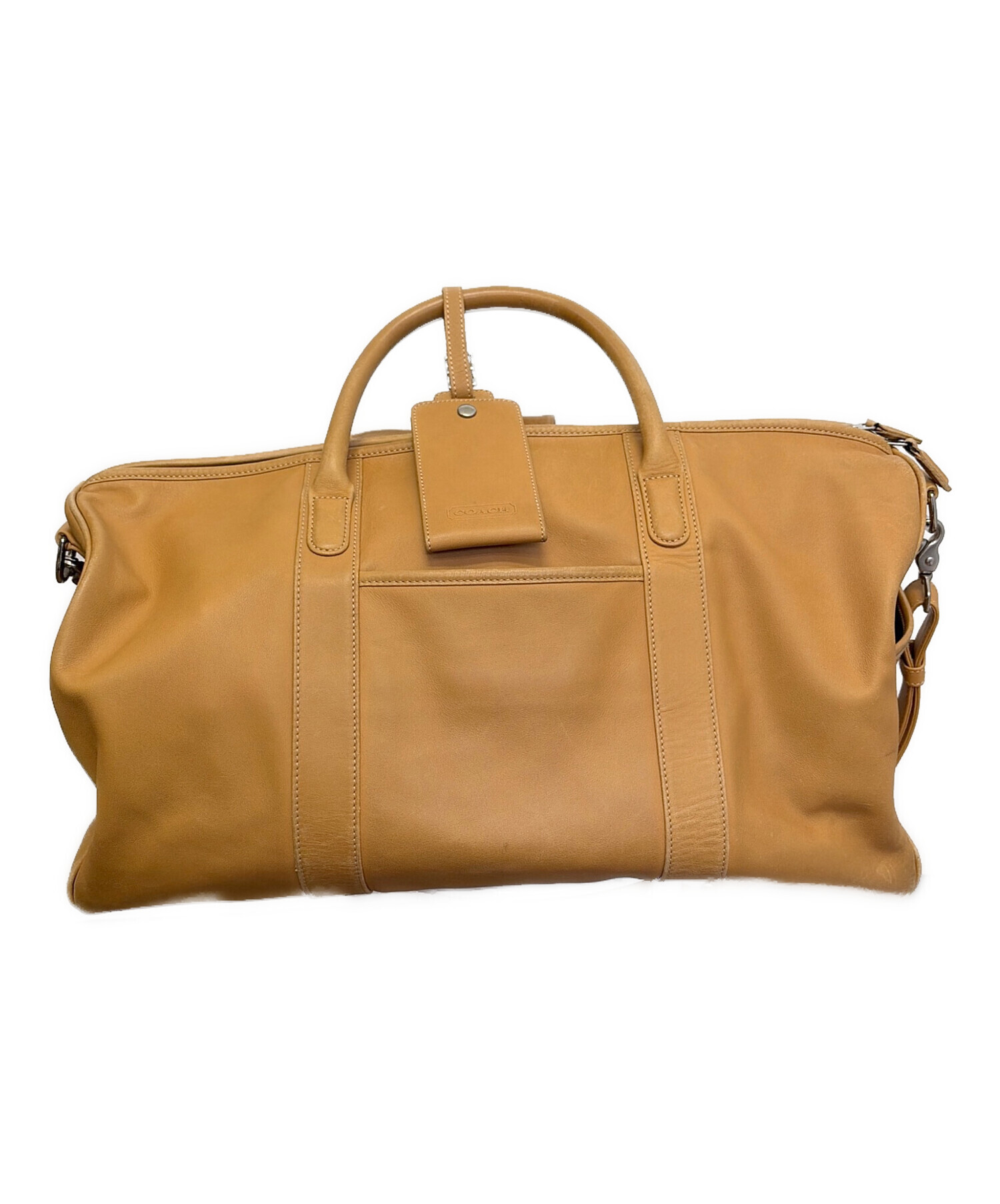 中古・古着通販】COACH (コーチ) ボストンバッグ ベージュ｜ブランド
