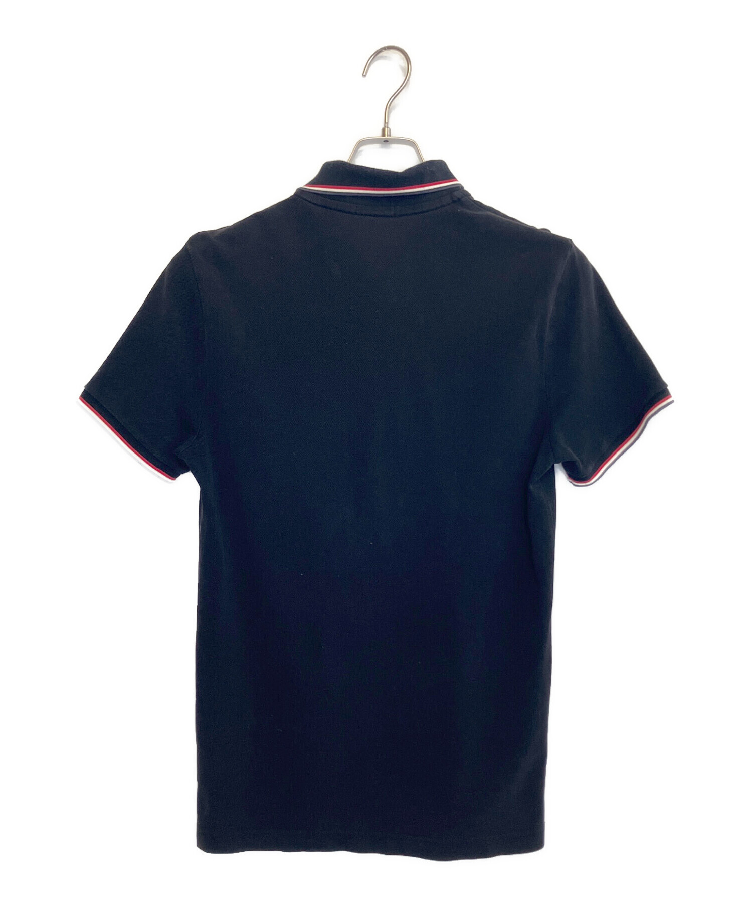 中古・古着通販】MONCLER (モンクレール) ポロシャツ ブラック サイズ