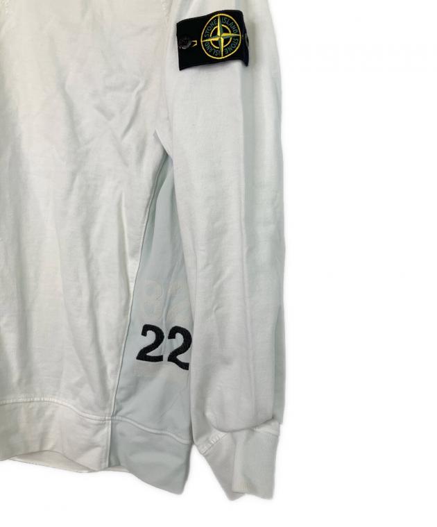最終値下 STONE  ホワイト 長袖カットソー 中古・古着通販】STONE ISLAND (ストーンアイランド) 長袖カットソー