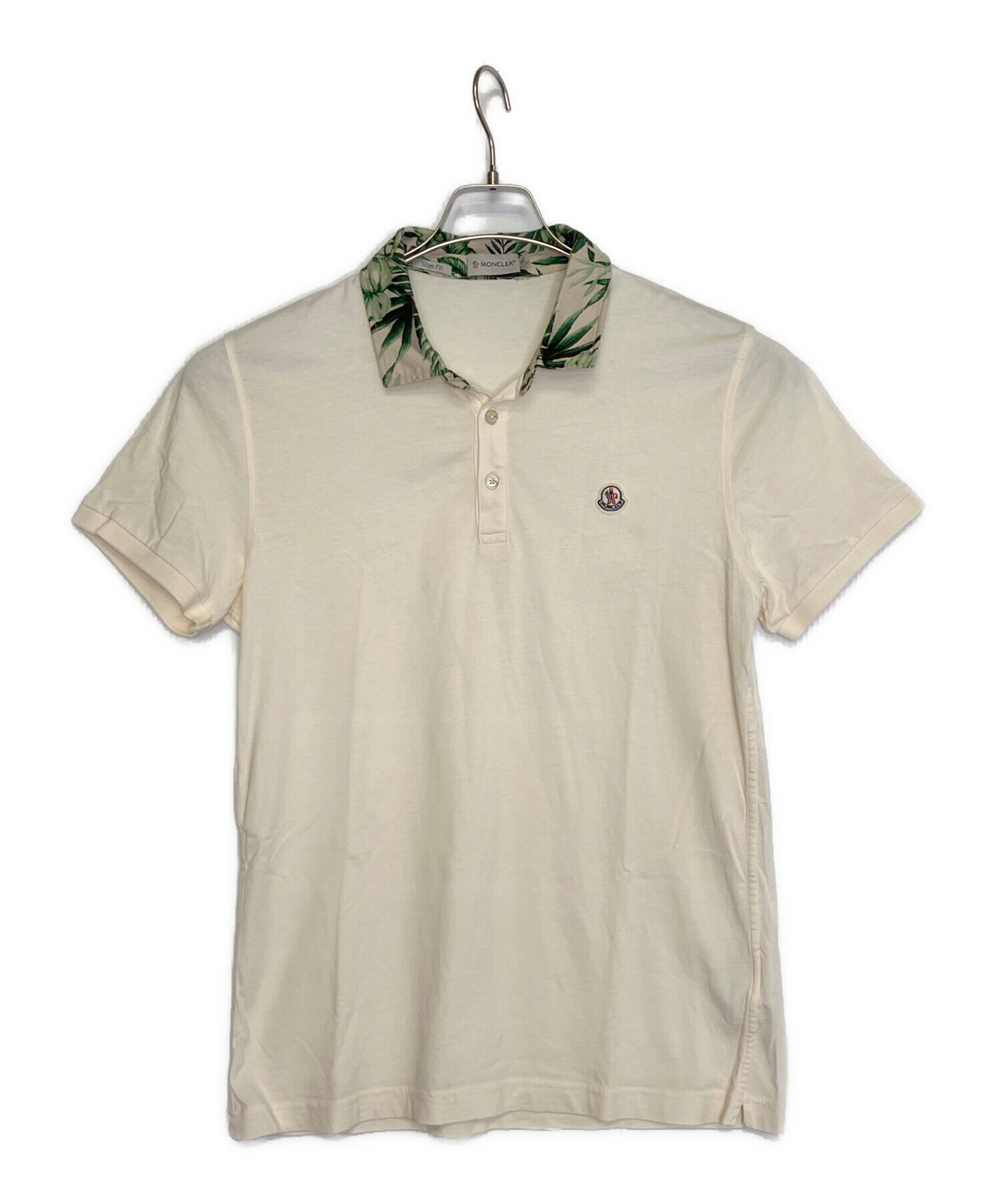 中古・古着通販】MONCLER (モンクレール) ポロシャツ ベージュ サイズ 