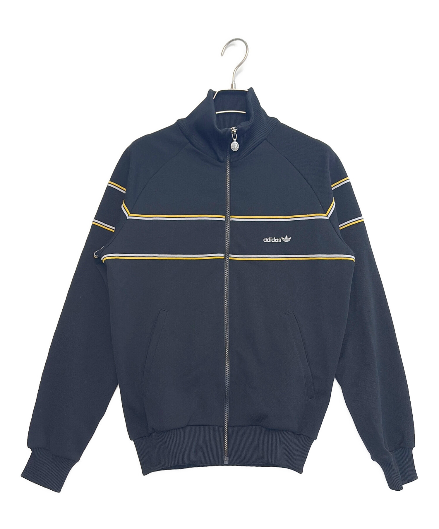 中古・古着通販】adidas (アディダス) ジャージトップ ブラック サイズ