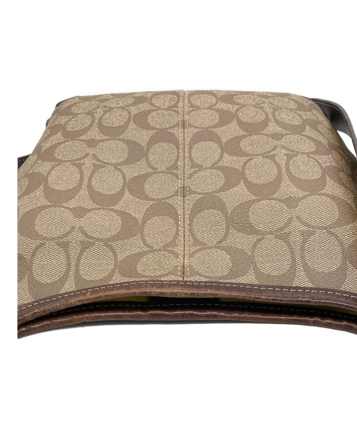 中古・古着通販】COACH (コーチ) ショルダーバッグ ブラウン｜ブランド