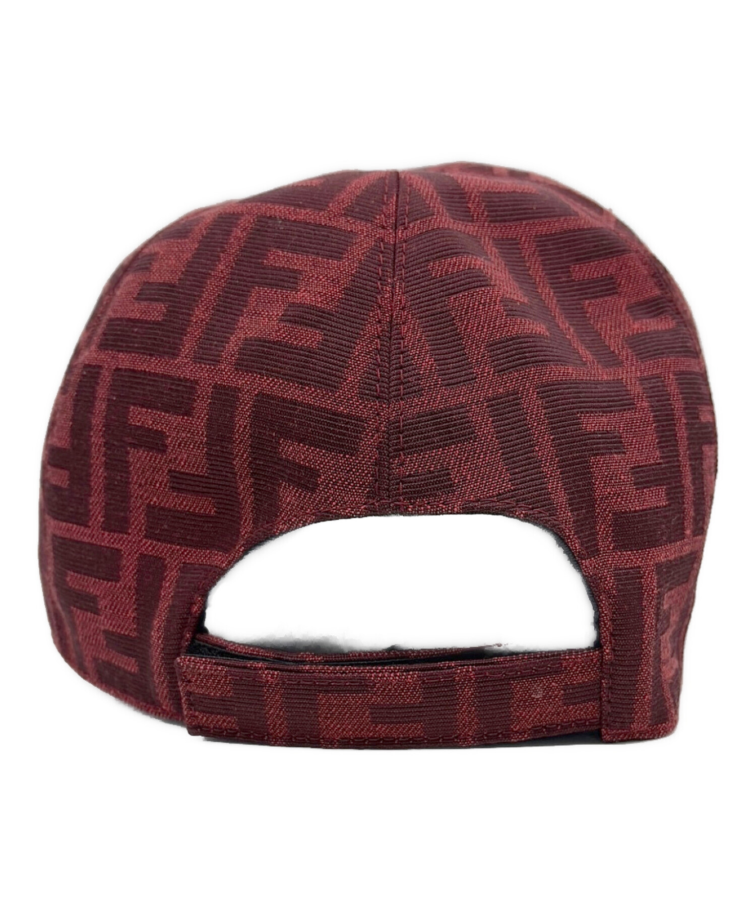 中古・古着通販】FENDI (フェンディ) キャップ レッド×ブラック