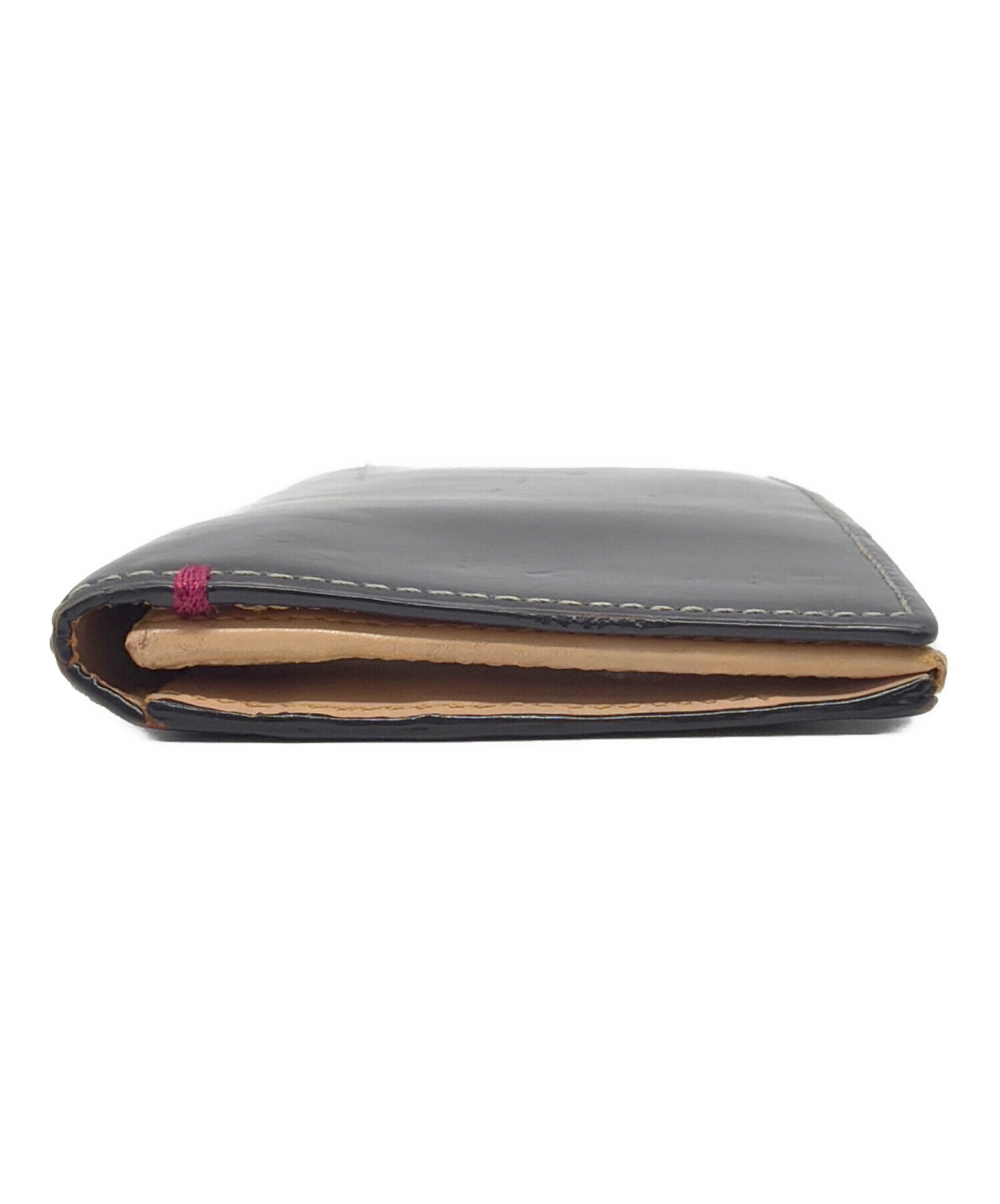 中古・古着通販】PAUL SMITH (ポールスミス) 2つ折り財布 ブラック