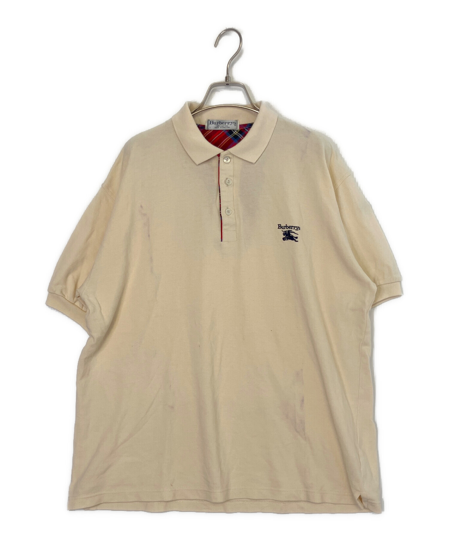 中古・古着通販】Burberry's (バーバリーズ) ポロシャツ アイボリー