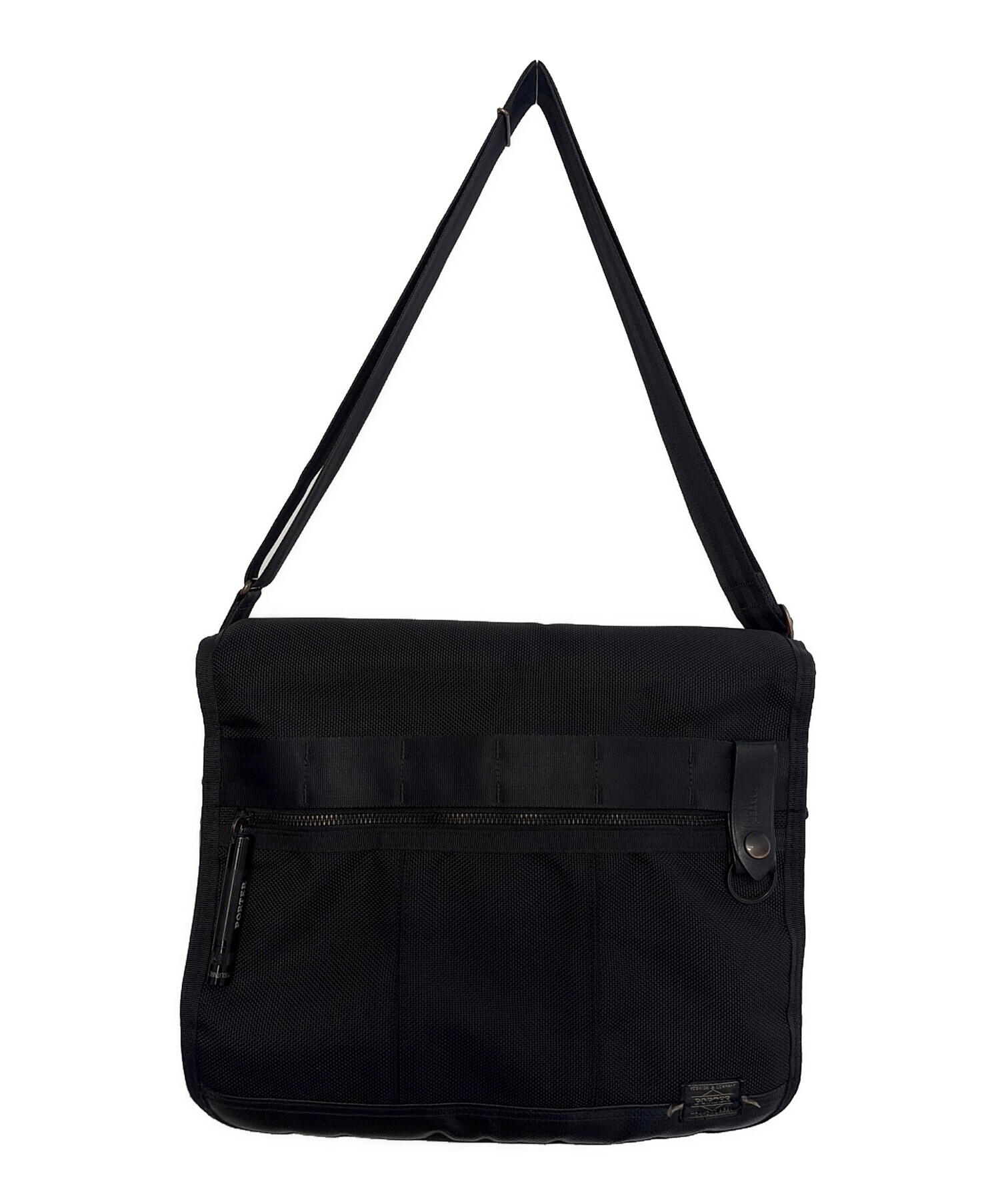 中古・古着通販】PORTER (ポーター) ショルダーバッグ ブラック 