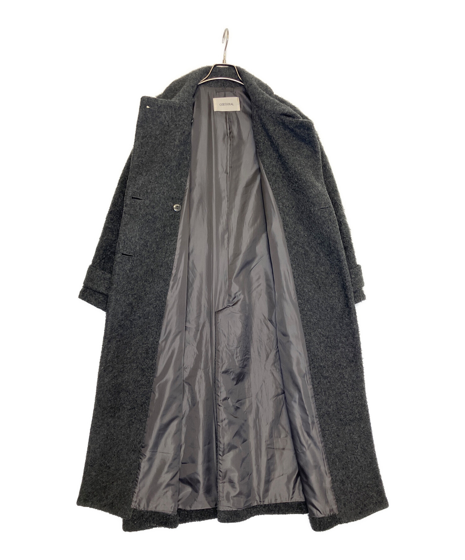 中古・古着通販】COCODEAL (ココディール) スタンドカラーコート 