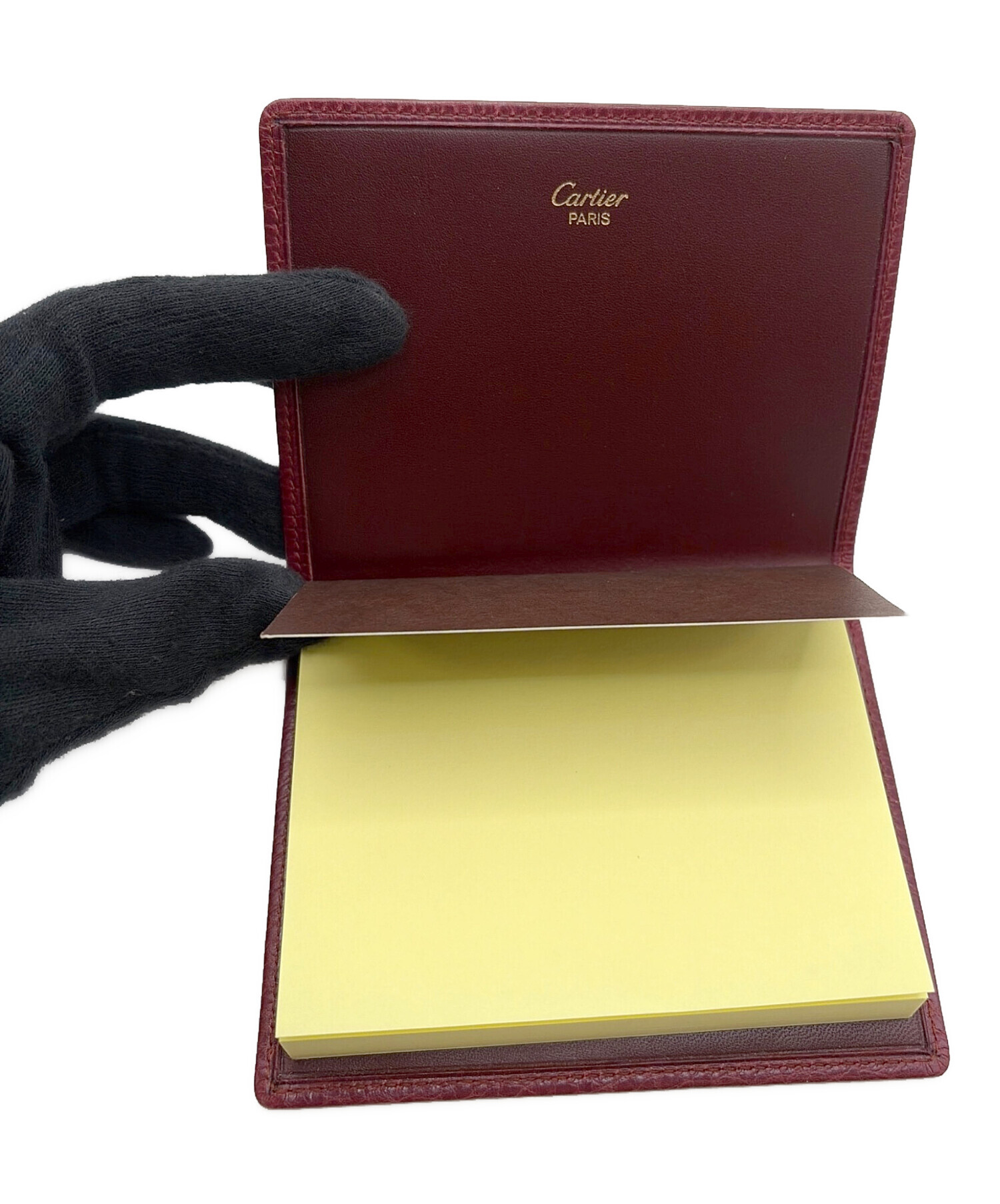 中古・古着通販】Cartier (カルティエ) 付箋ケース レッド｜ブランド