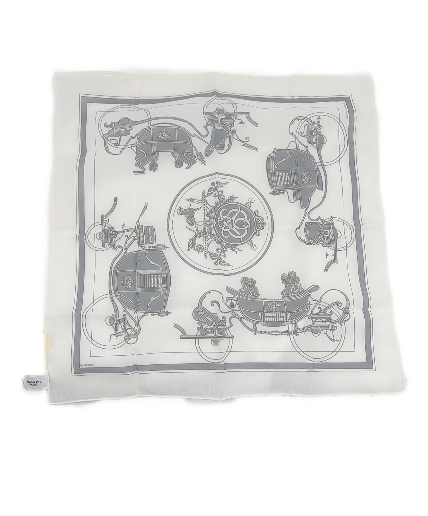 中古・古着通販】HERMES (エルメス) ハンカチ 未使用品｜ブランド