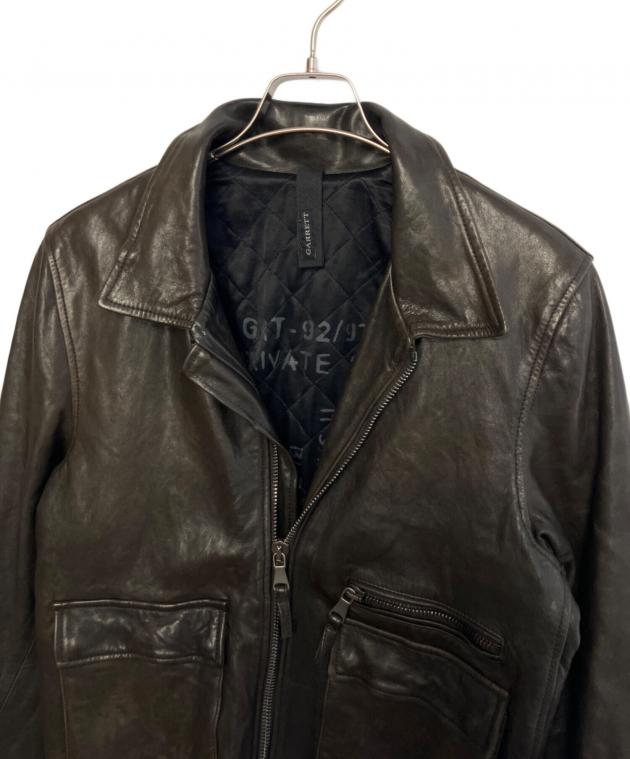中古・古着通販】GARRETT (ギャレット) レザージャケット ブラウン