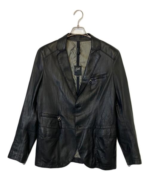 中古・古着通販】GARRETT (ギャレット) レザーテーラードジャケット
