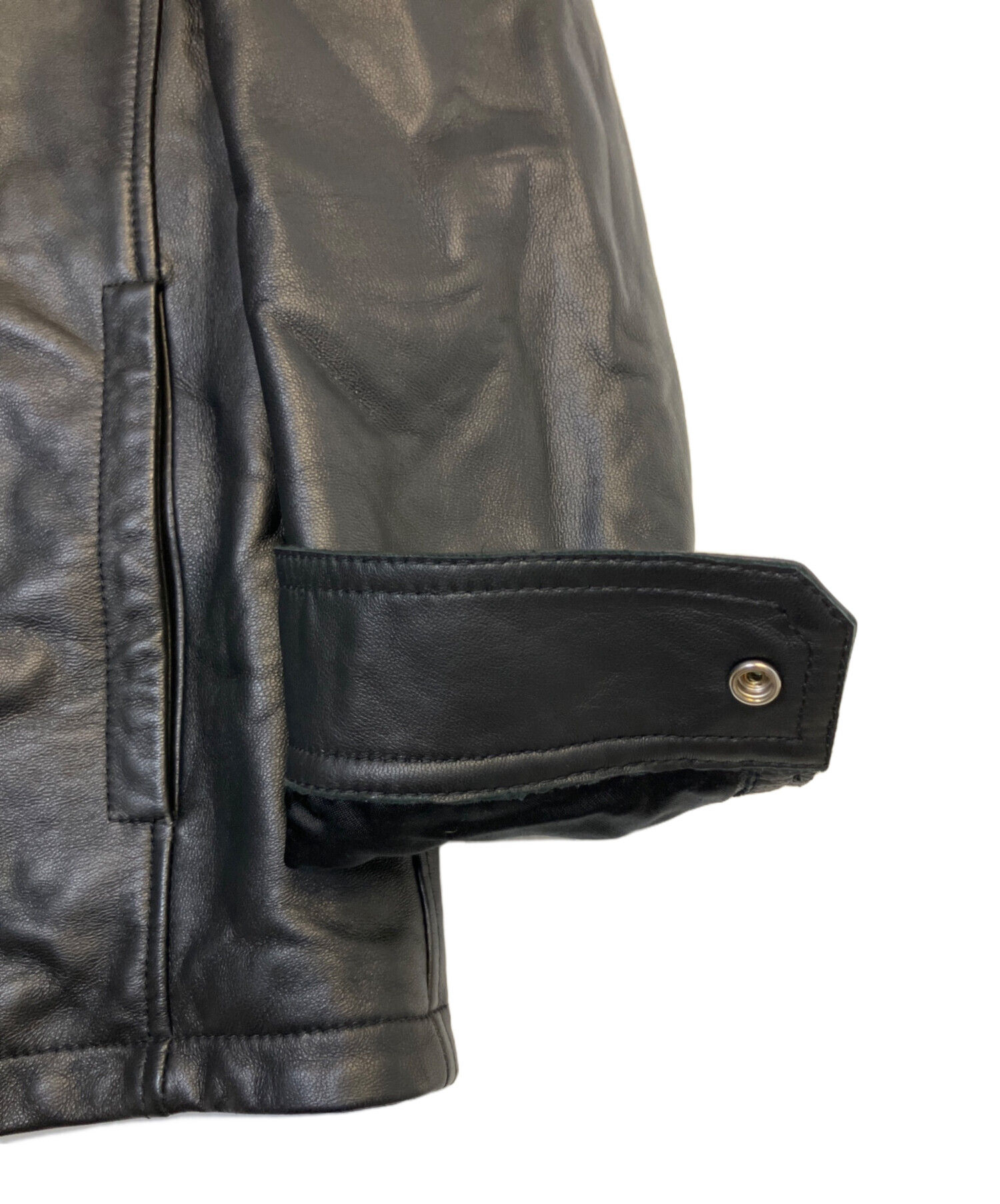 中古・古着通販】GARRETT (ギャレット) レザージャケット ブラック