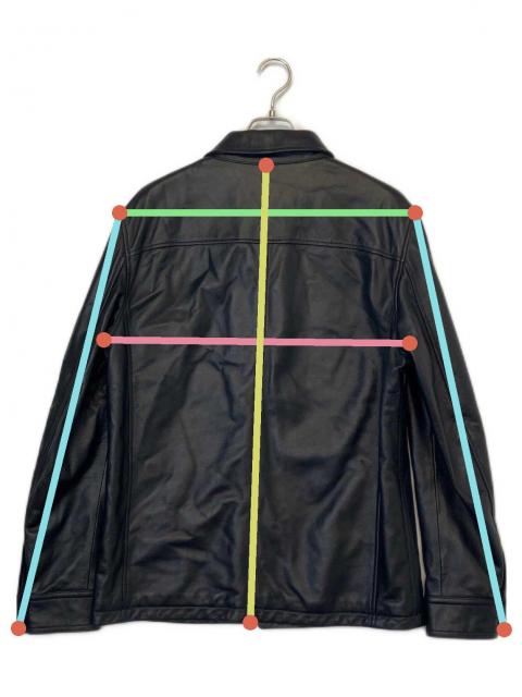 中古・古着通販】GARRETT (ギャレット) レザージャケット ブラック
