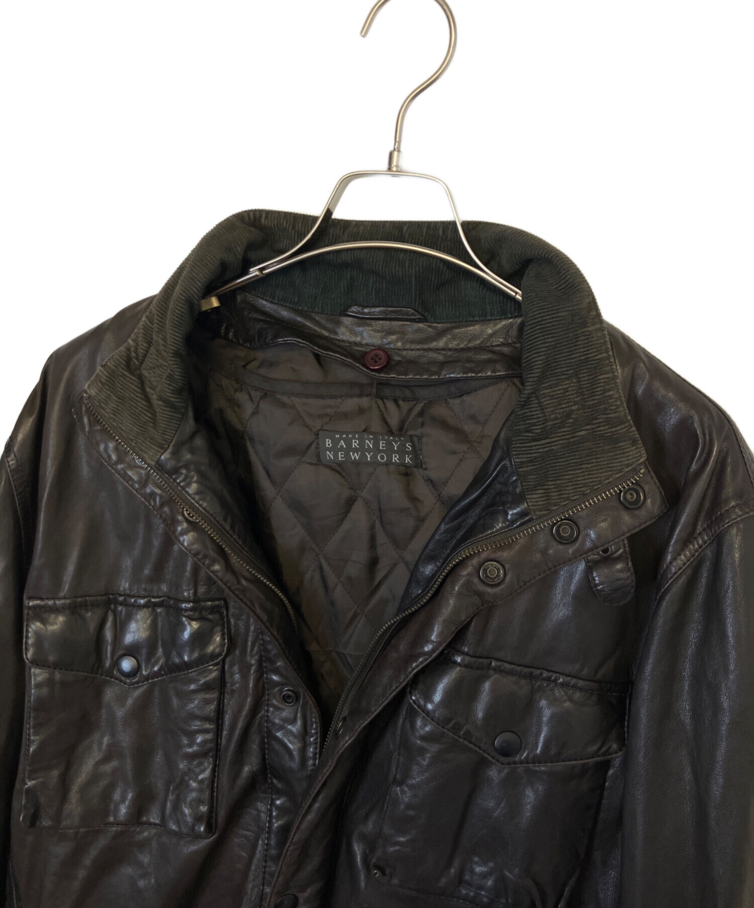 中古・古着通販】BARNEYS NEWYORK (バーニーズ・ニューヨーク) レザー