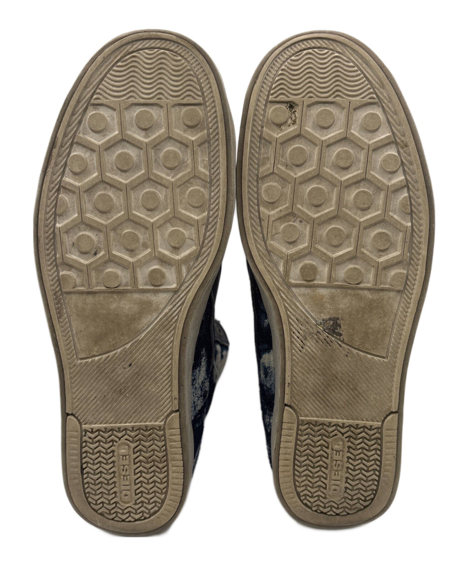 中古・古着通販】DIESEL (ディーゼル) ハイカットスニーカー ネイビー