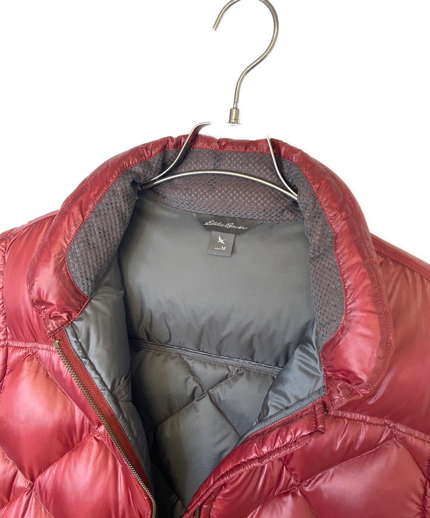 中古・古着通販】Eddie Bauer (エディーバウアー) ダウンベスト レッド