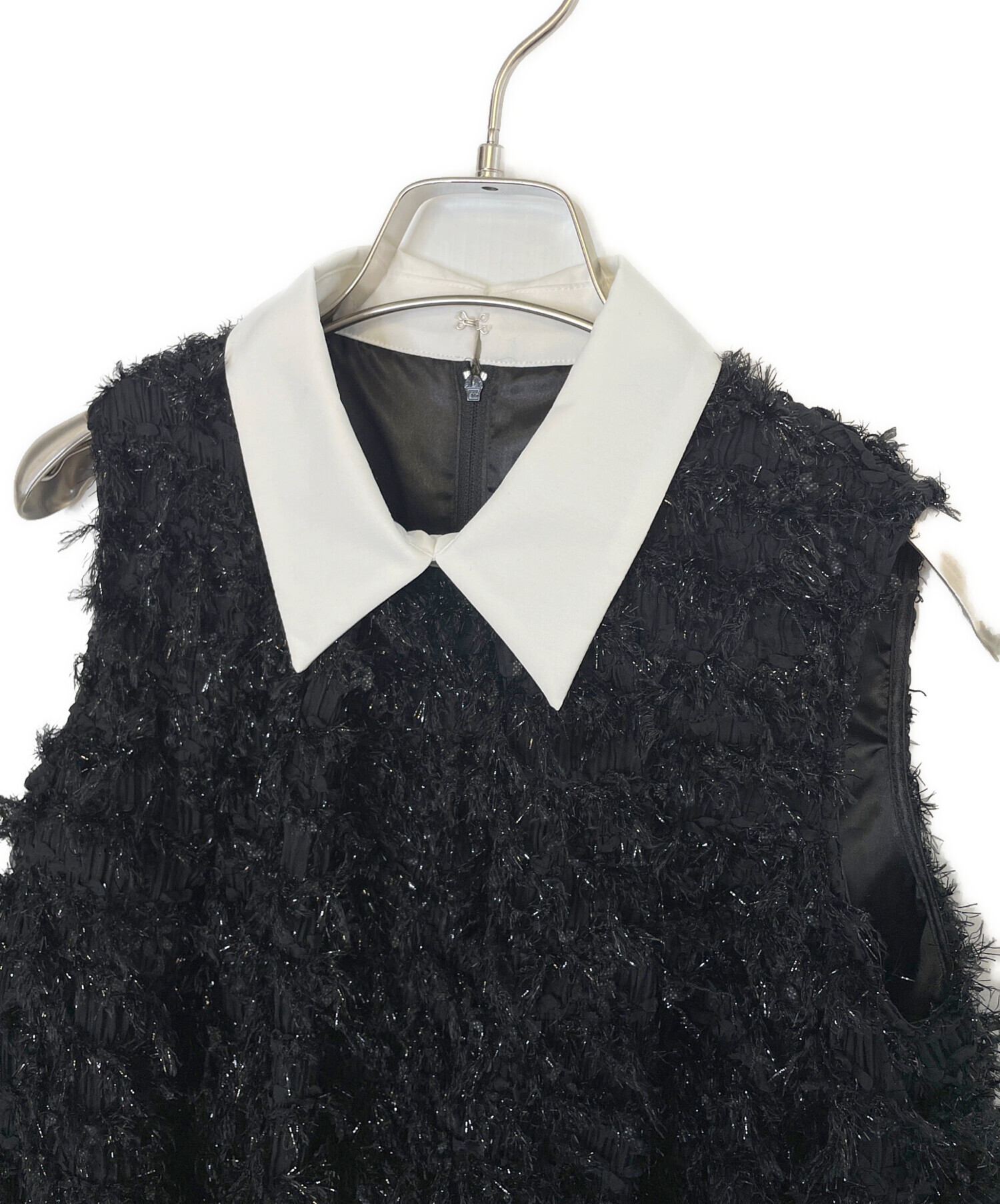 中古・古着通販】acka (エーシーケーエー) Acka. lame fringe tops