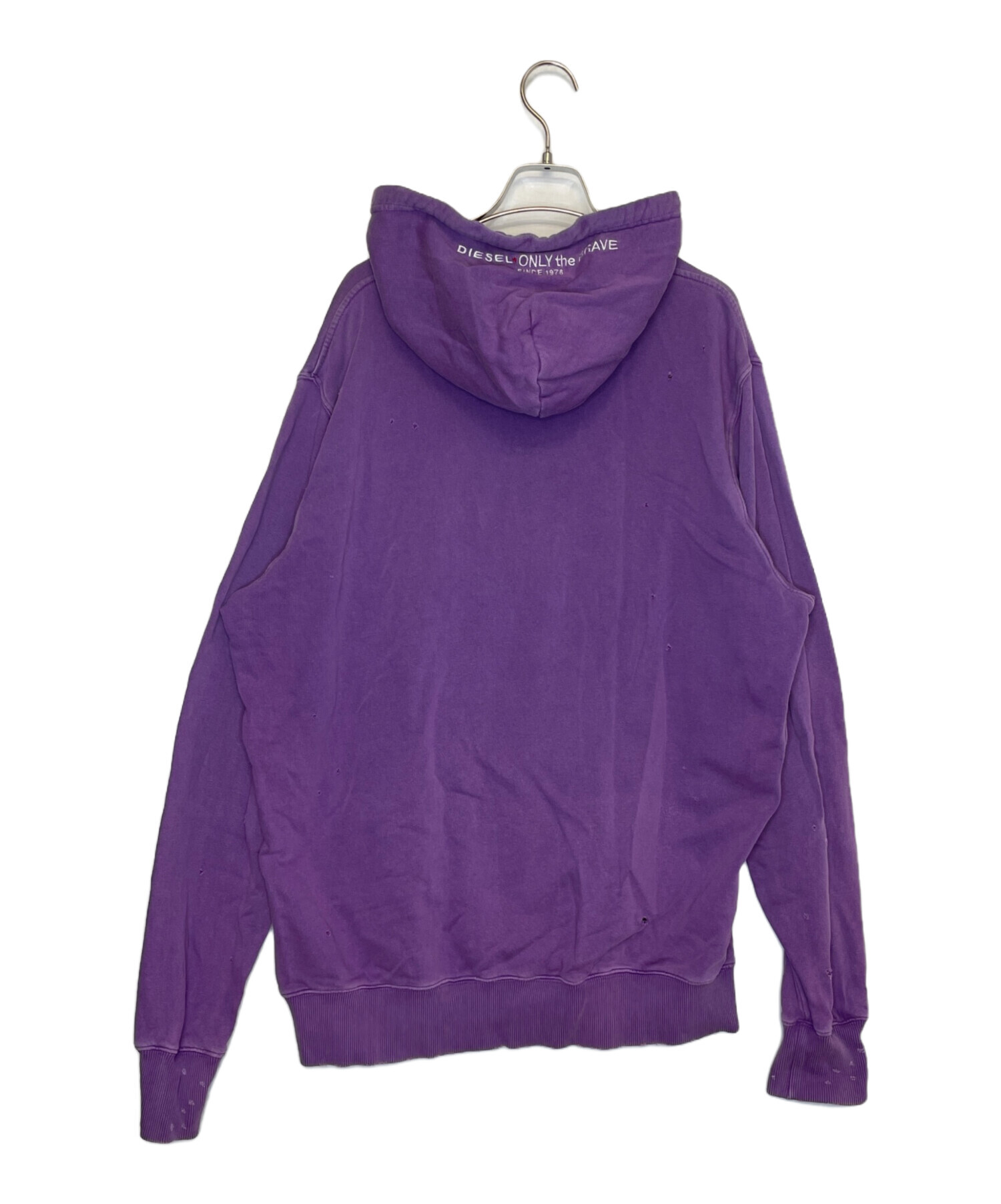 中古・古着通販】DIESEL (ディーゼル) DIESEL ダメージ加工 パーカー